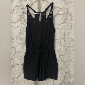 Derek Heart Black Romper Size S